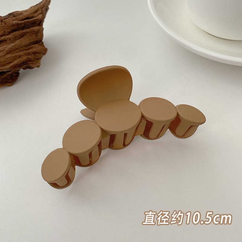 Kẹp tóc càng cua NOVSET kẹp tóc hàn quốc đẹp thiết kế kiểu dáng nhựa nhám có chọn màu Mã #KT_16881