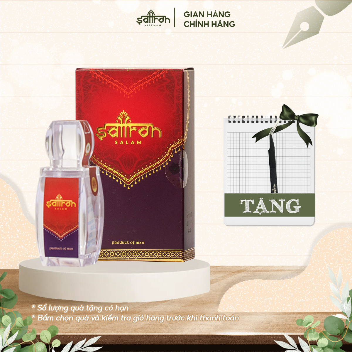 Nhụy hoa nghệ tây Salam 1Gram cao cấp  SAFFRON VIỆT NAM