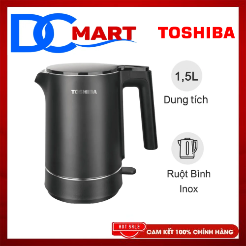 Bình đun siêu tốc Toshiba KT-15DS1NV- Bảo Hành Chính Hãng