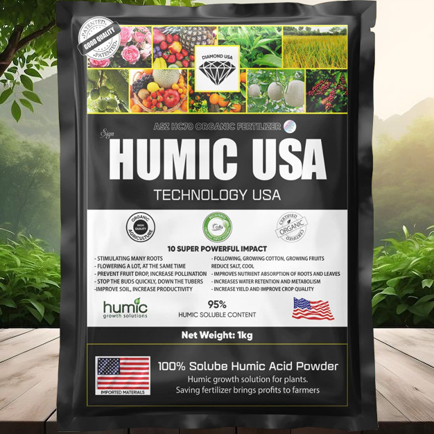  Phân bón HUMIC USA 1kg nhập khẩu Mỹ hàng chính hãng EVA60 VietAu 