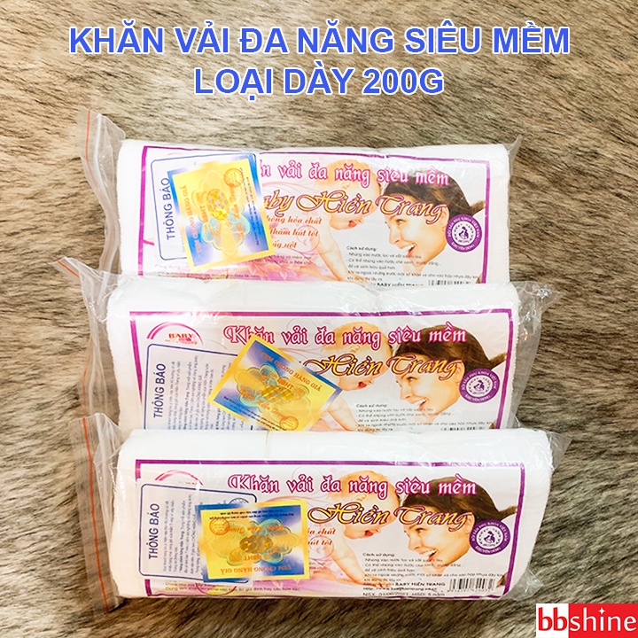 Khăn khô đa năng, Khăn vải khô đa năng Hiền Trang siêu mềm loại dày 200g