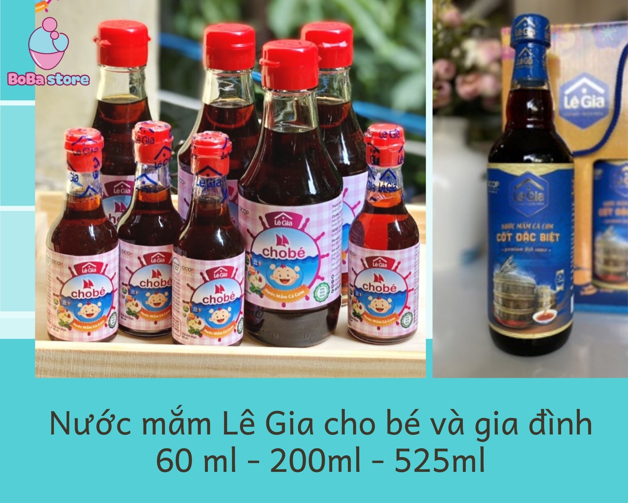 Nước mắm cho bé và gia đình - Lê Gia/ Nước mắm Lê Gia