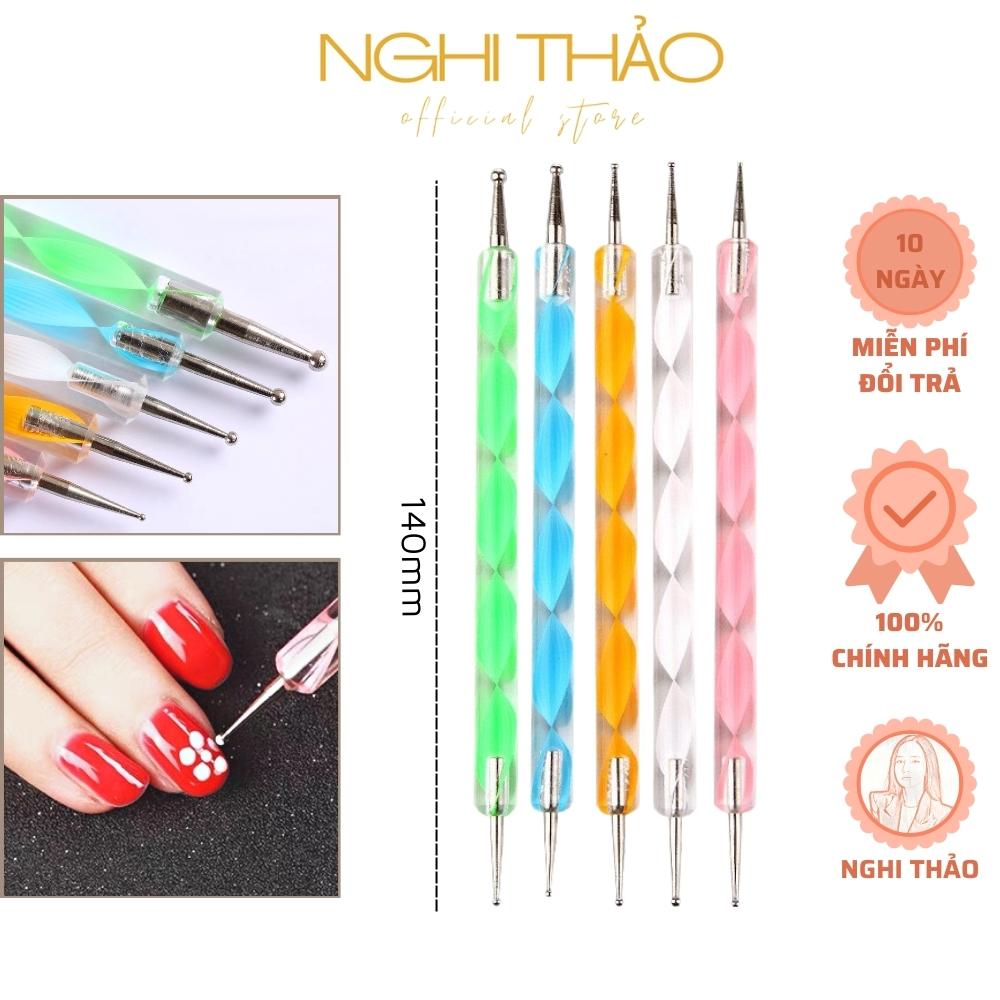 Bút chấm bi nail, bút vẽ móng Nghi Thảo