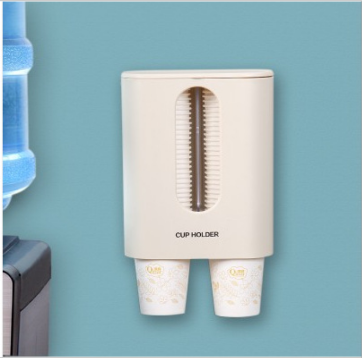 Giá đựng cốc giấy gắn tường thông minh, khay rút cốc giấy văn phòng tiện ích