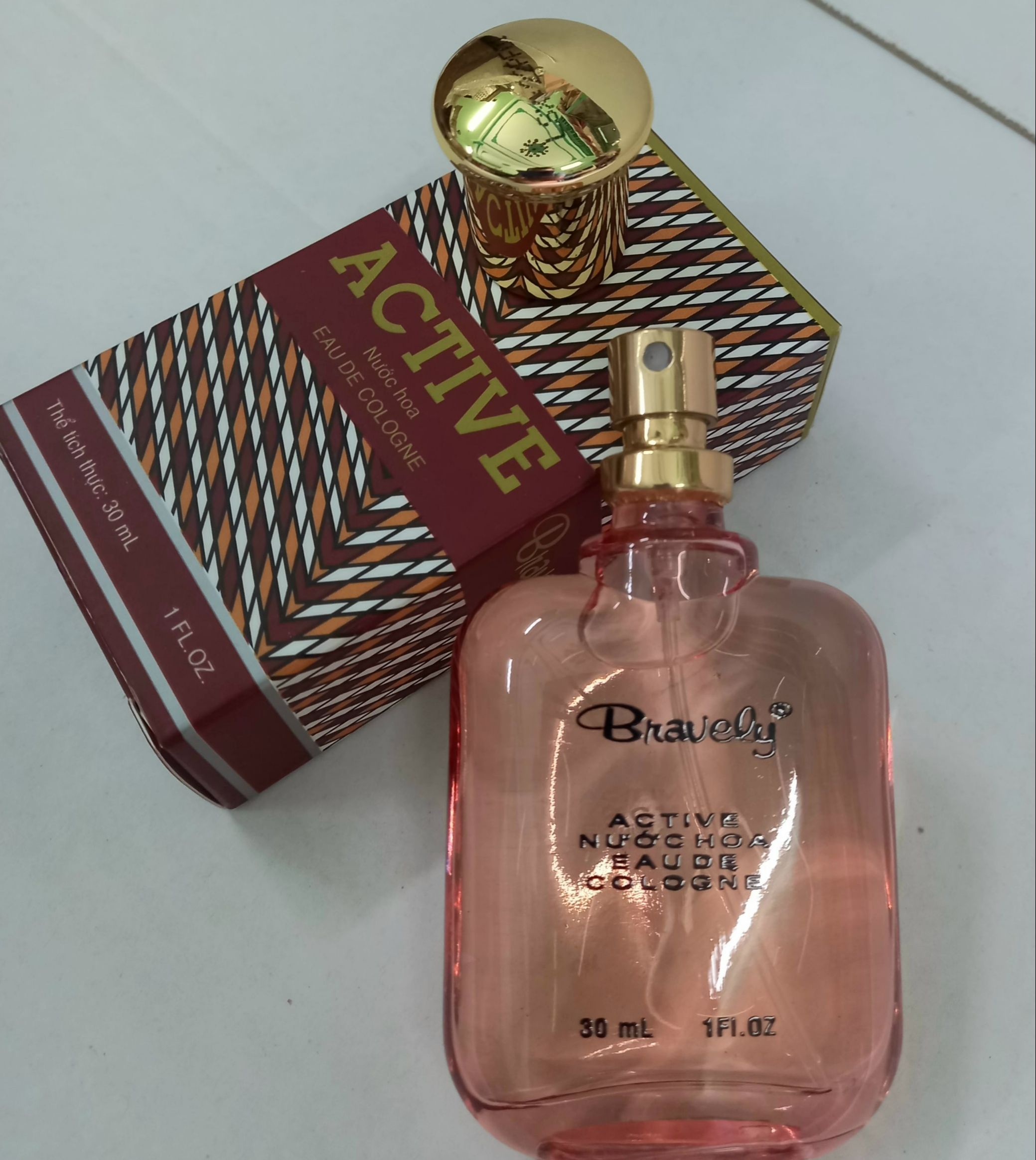 Nước hoa nữ Active Bravely Nâu For Her 30ml Hàng chính hãng