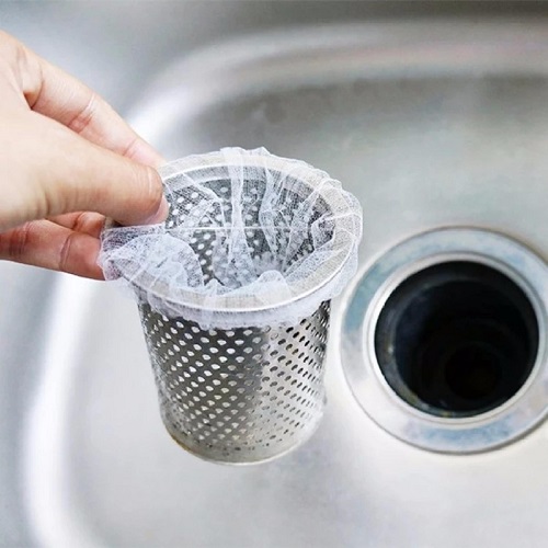 [HCM]Bộ 100 túi lưới lọc rác bồn rửa chén