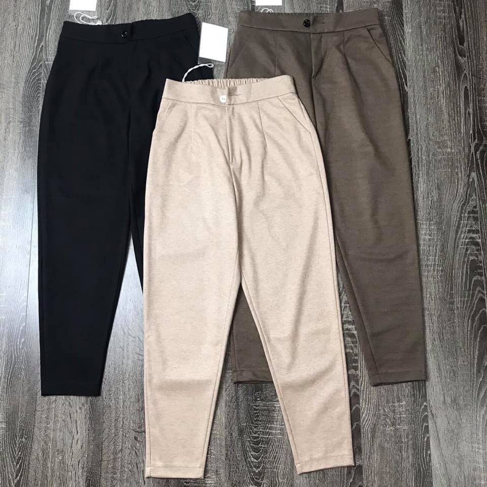 Quần Baggy Nữ Dạ Hàn Cúc Trước Hàng vnxk