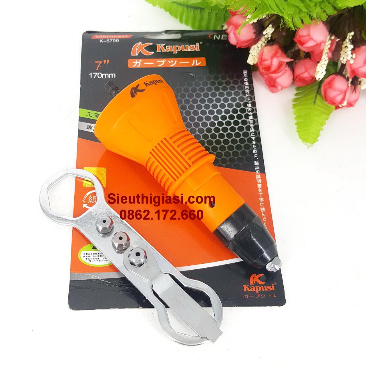 Đầu rút rive điện tiện dụng kapusi k6799