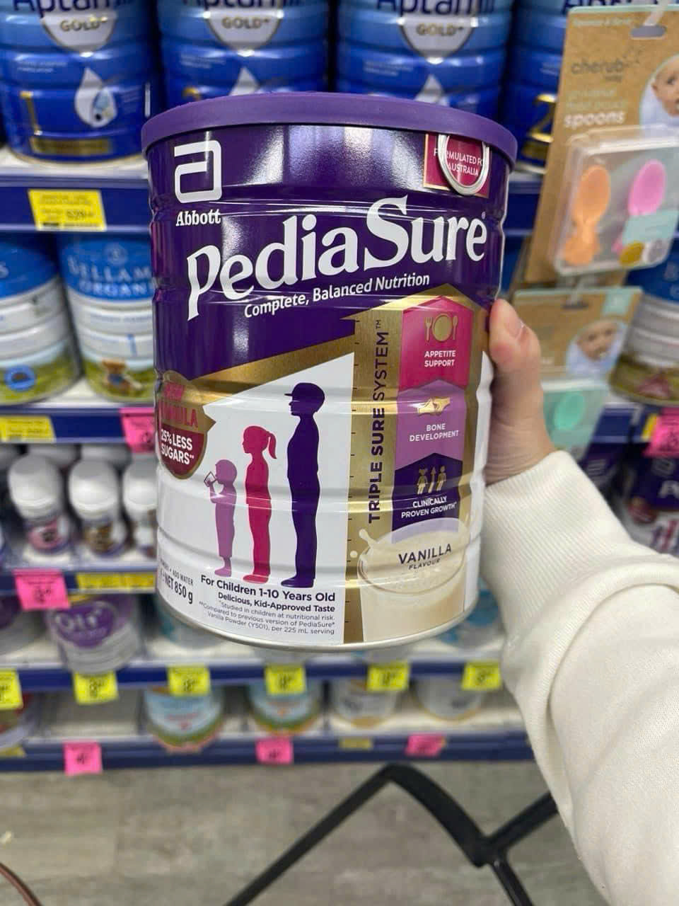 [HÀNG ÚC] Sữa Pedia Sure Úc 850g