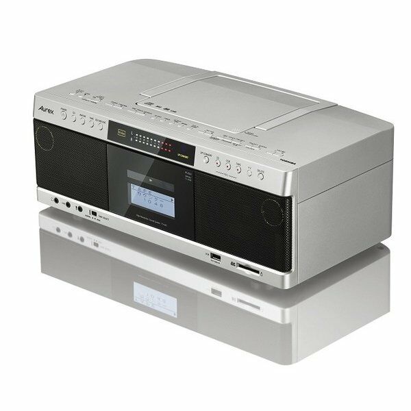 Đài Radio Cassette, CD, SD, USB Toshiba Aurex TY-AK1, âm thanh Hi-Res - Hàng sản xuất cho thị trường nội địa Nhật chạy điện 100V