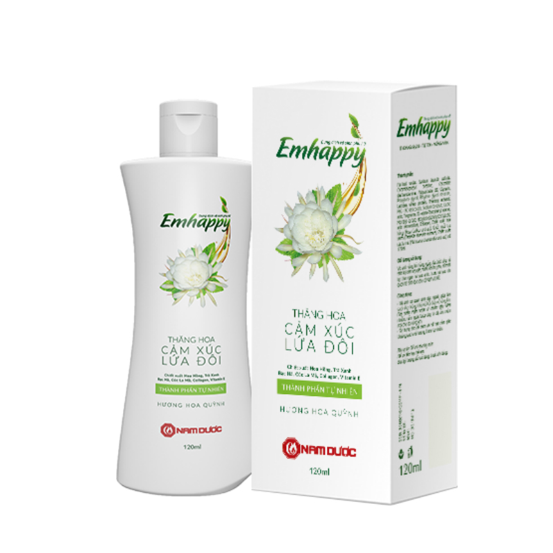 Dung dịch vệ sinh phụ nữ Emhappy chai 120ml