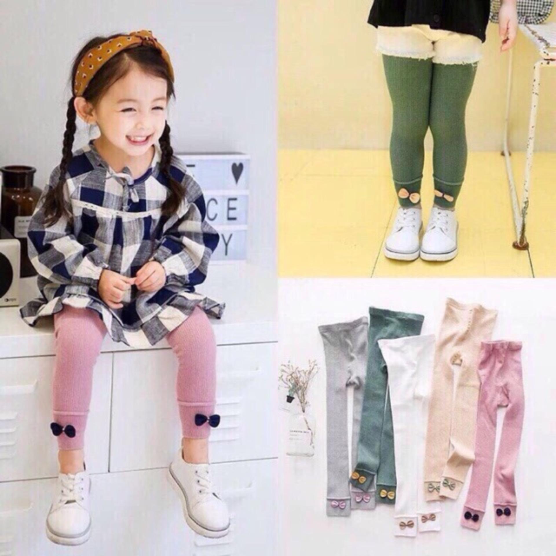 Quần Len Nơ Cho Bé Siêu Dễ Thương, Chất Dày Dặn