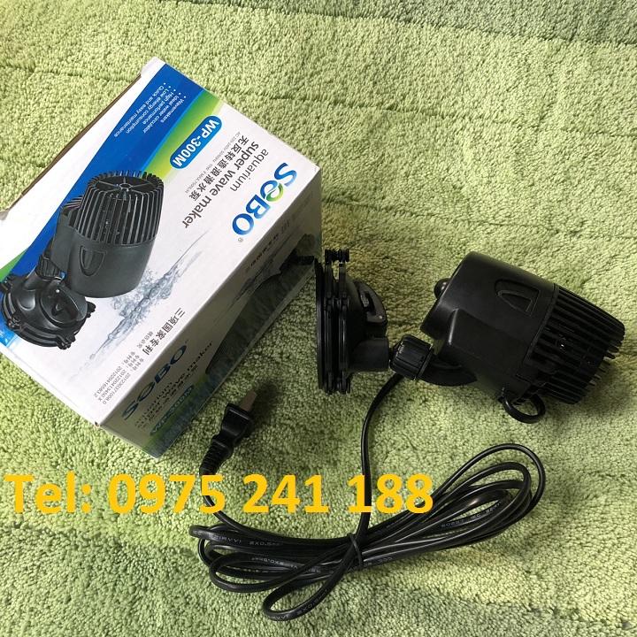 Máy thổi luồng tạo sóng hồ cá sobo wp 300m 10w, thổi xa 100cm