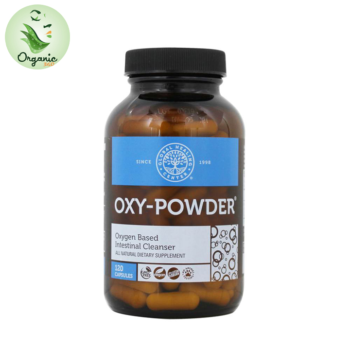Oxy powder thải độc đại tràng Global Healing 120 viên