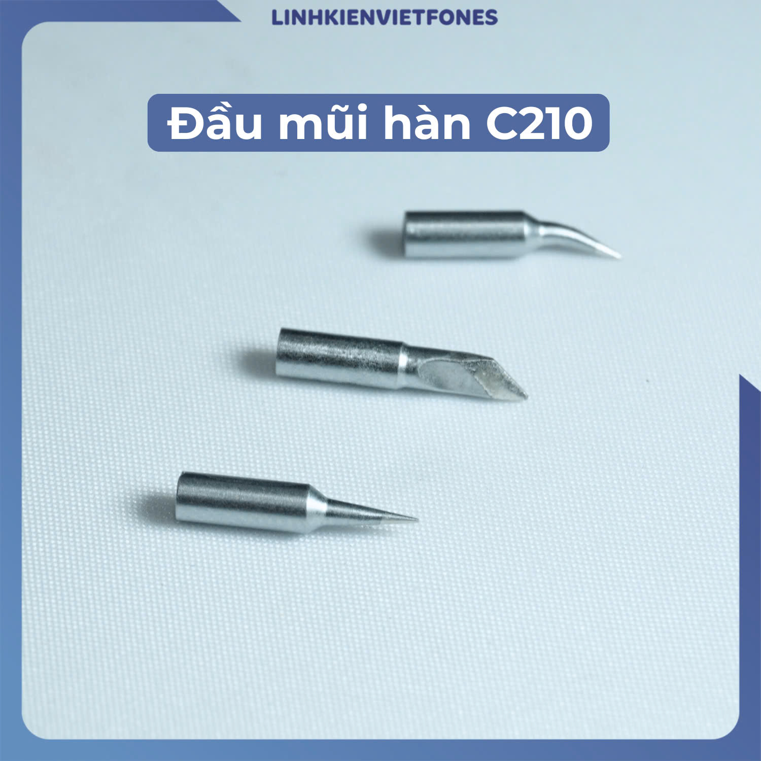 Phụ kiện hàn đầu mũi đóng lại mũi hàn C210 JBC