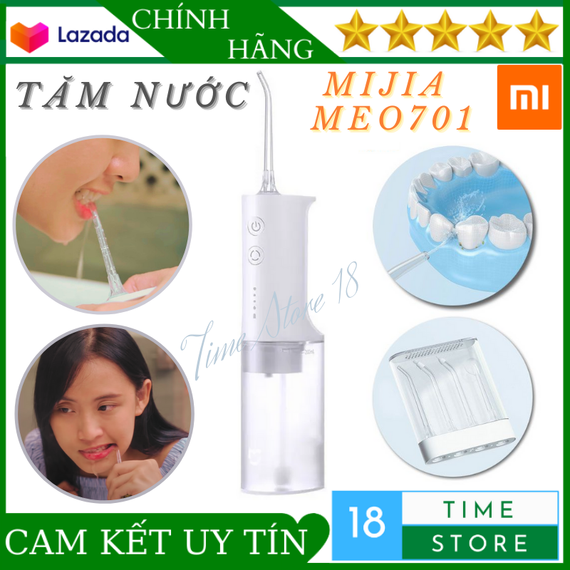 Tăm Nước Xiaomi Mijia MEO701 Vệ Sinh Răng Miệng Sạch Sẽ Tiện Lợi Tặng Thêm 4 Đầu Vòi Xịt Đa Dạng - Tăm Xỉa Răng Xiaomi