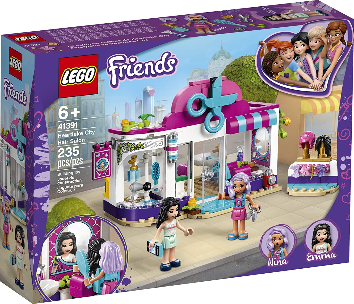 Đồ chơi LEGO FRIENDS - Cửa Tiệm Làm Tóc Heartlake - Mã SP 41391 