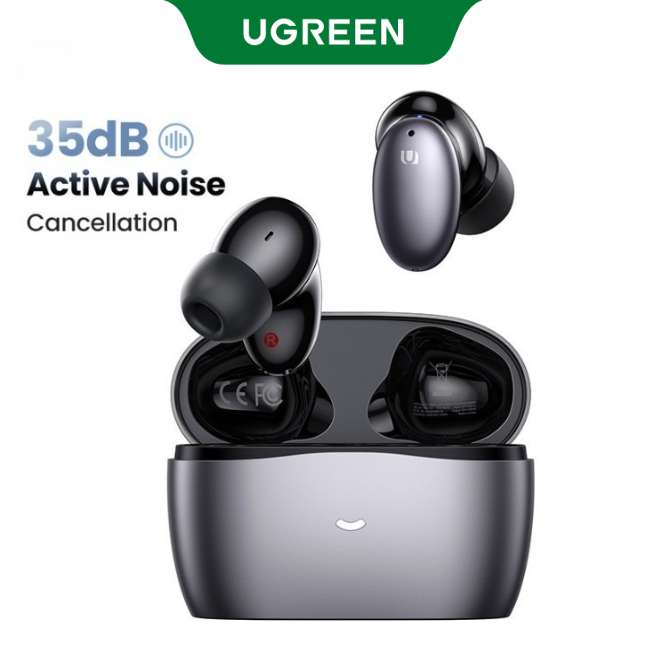 UGREEN HiTune X6 ANC Wireless Headphone Bluetooth 5.1 Earphones TWS Earbuds ANC 35dB Hybrid Active Noise Cancelling Cancellation