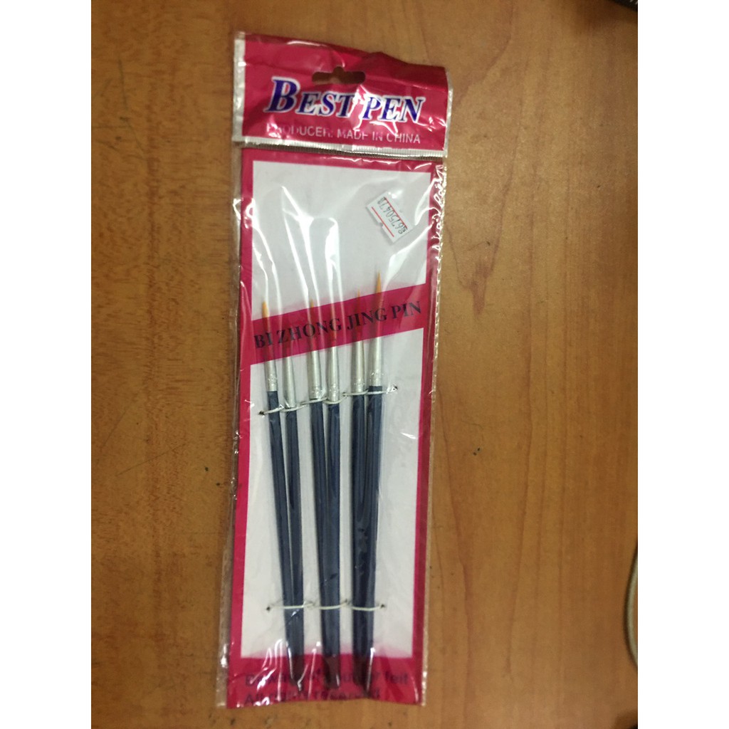 Cọ vẽ 6 cây nhỏ best pen