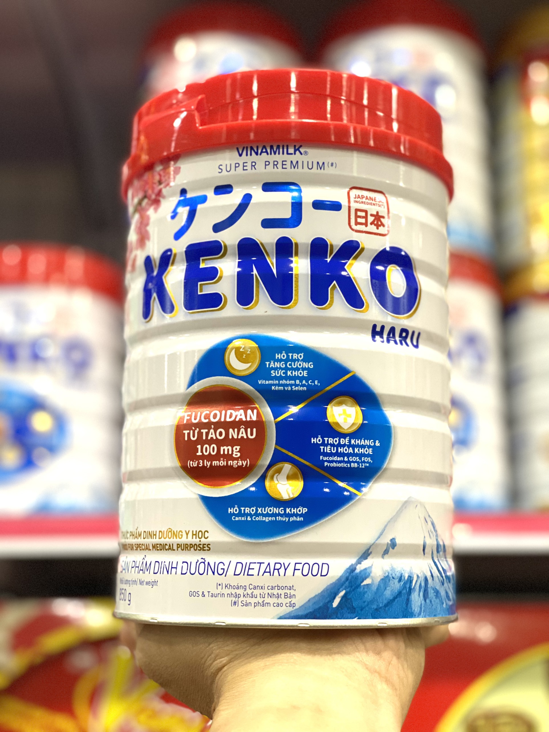 Sữa bột người lớn Vinamilk Kenko Haru 850G