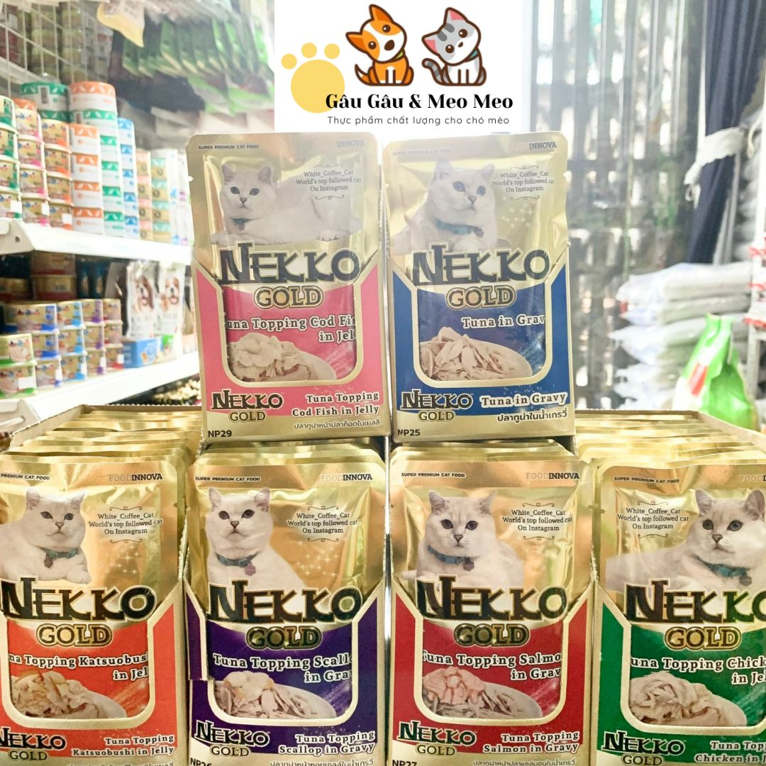Pate nekko gold cho mèo nhập khẩu thái lan