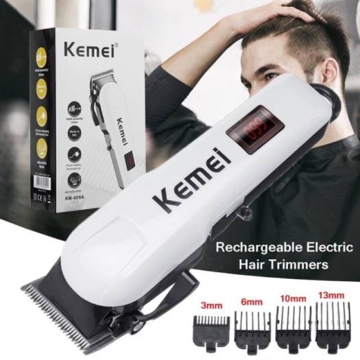 Tông đơ cắt tóc kemei km 809a hớt tóc gia đình trẻ em máy cắt tóc đa năng không dây chuyên nghiệp