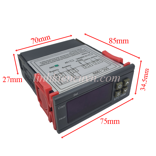 Bộ điều khiển nhiệt độ kỹ thuật số stc-1000 24v