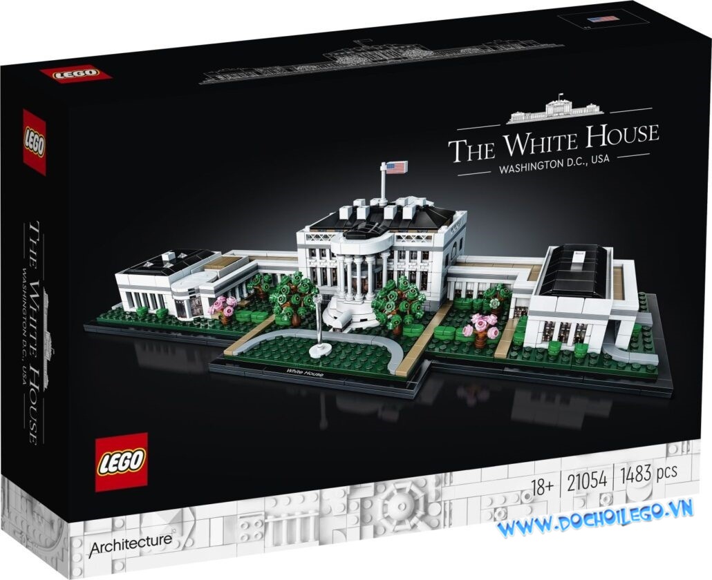 21054 lego architecture the white house - kiến trúc nhà trắng