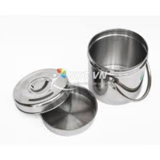 Cặp lồng inox 1 ngăn to, 1 ngăn nhỏ