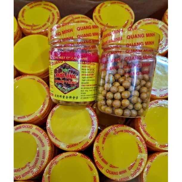 Viên mật ong nghệ vàng quang minh - 120gr.