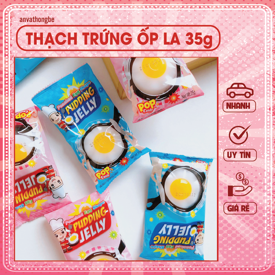 Thạch Pudding Jelly Hình Chảo Chiên Trứng [date mới nhất 2023]