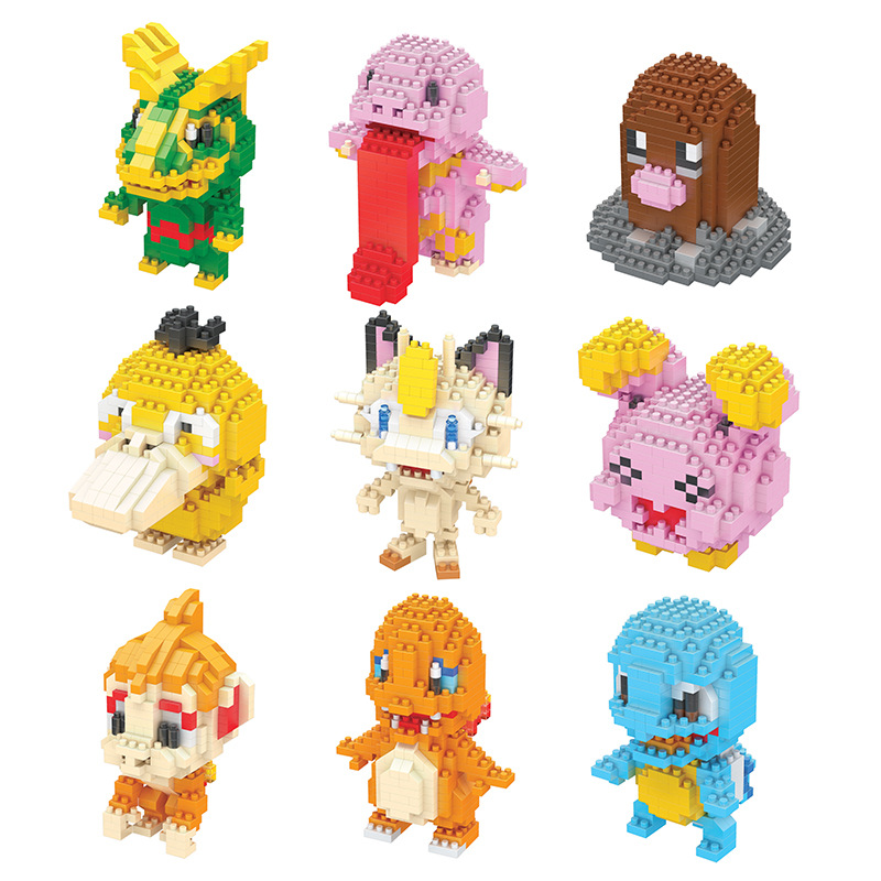 Đồ Chơi Lắp Ráp Hình Pokemon Nhiều Mẫu