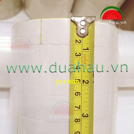 Băng keo 2 mặt - ruột vàng - 2cm
