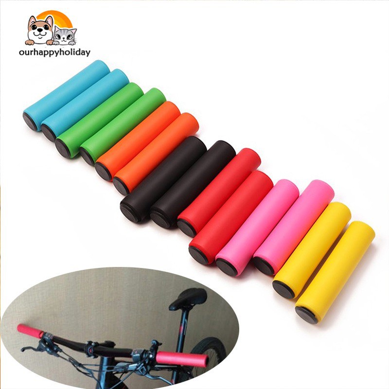 Bọc tay cầm xe đạp mtb dạng gel silicone mềm