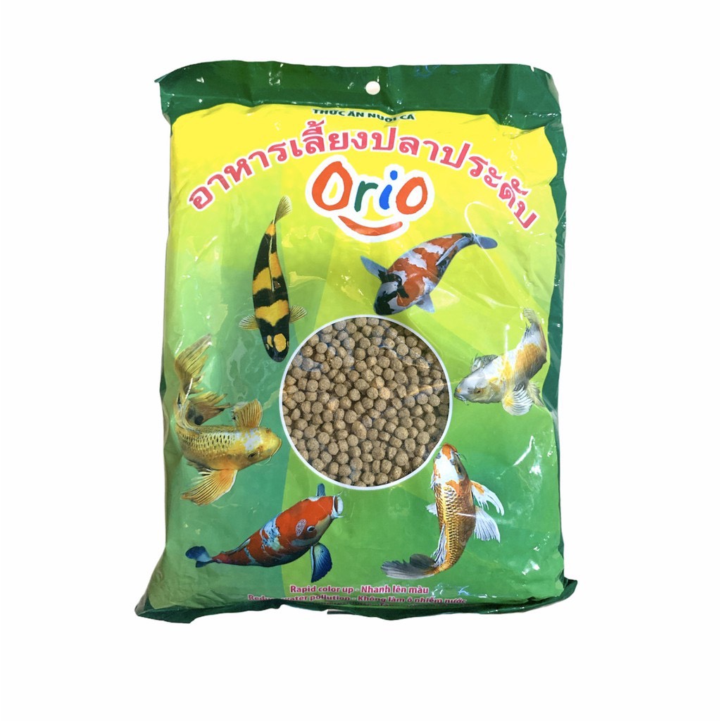 Cám cá orio 500g thức ăn cho cá kiểng lên màu cỡ vừa