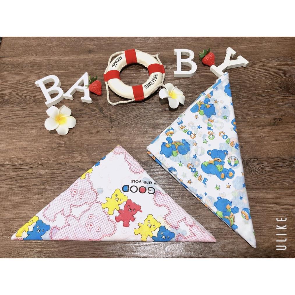 Sét 10 chiếc tã chéo vải cotton cho bé sơ sinh