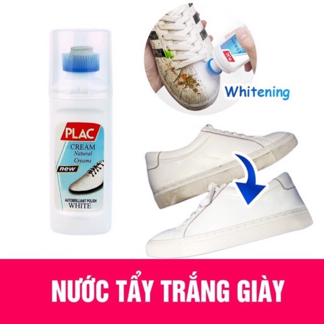 Chai tẩy giày, Lọ tẩy trắng giày, Chai đánh giày kèm cọ, Chai tẩy trắng giày tiện lợi, nhỏ gọn, dễ dàng