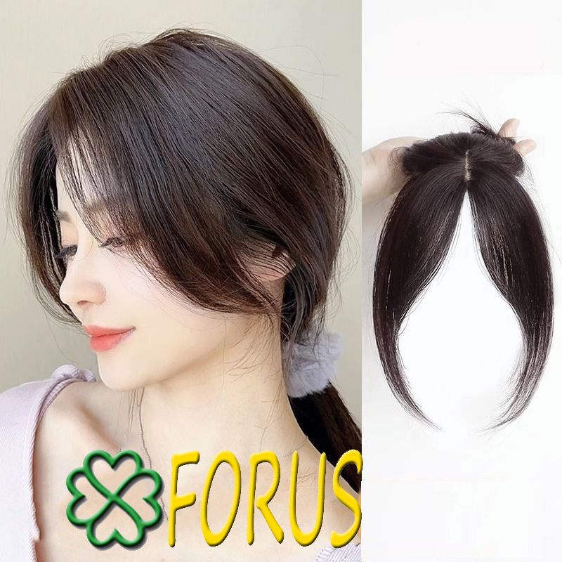 Mái tóc giả 3D layer rẽ ngôi 3DLY 😍FREESHIP😍 phủ mái tóc giả nữ, tóc mái 3D layer, phủ tóc bạc, tóc giả che hói Sỉ 45k