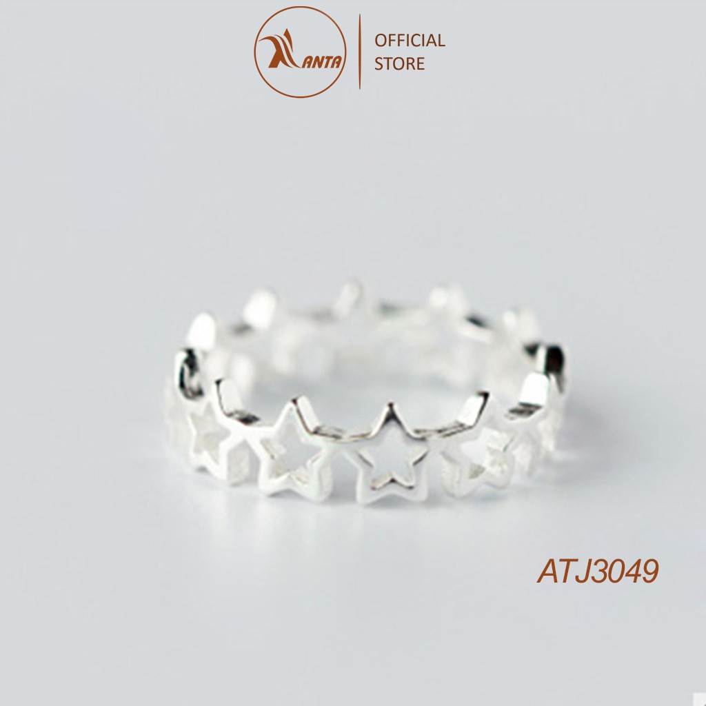 Nhẫn bạc 925 thiết kế hình ngôi sao đơn giản xinh xắn thời trang cho nữ 2020 ANTA Jewelry - ATJ3029