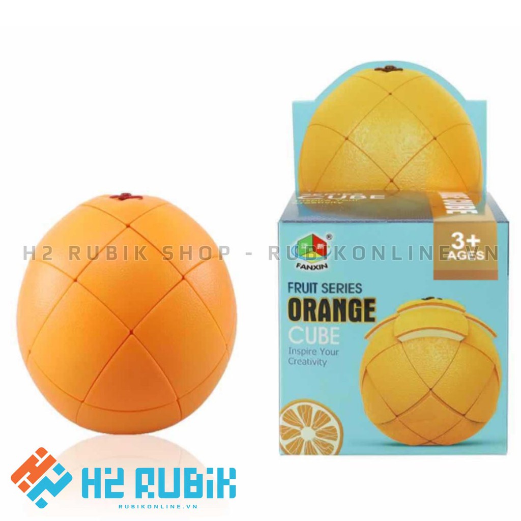 Rubik Quả Cam Fanxin Orange 3X3 Rubik 3X3 Biến Thể Cao Cấp