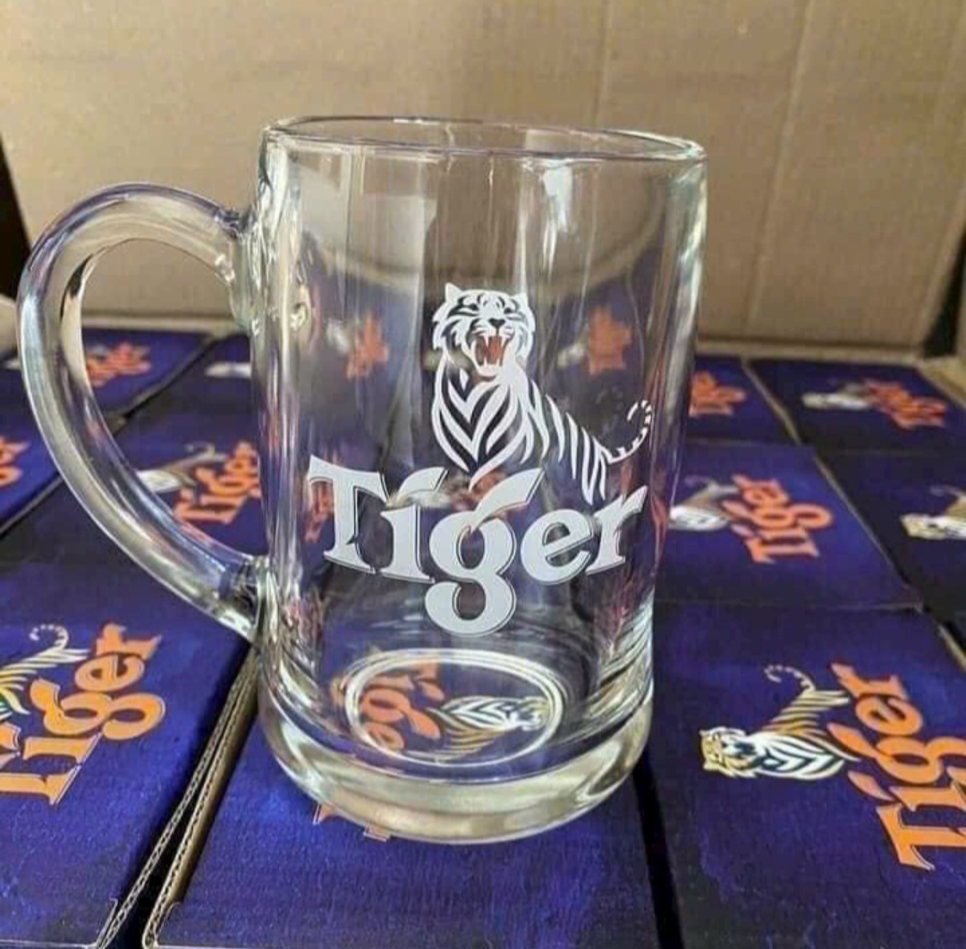 ly uống bia tiger cao cấp - ly uống bia có quai cầm mẫu tiger