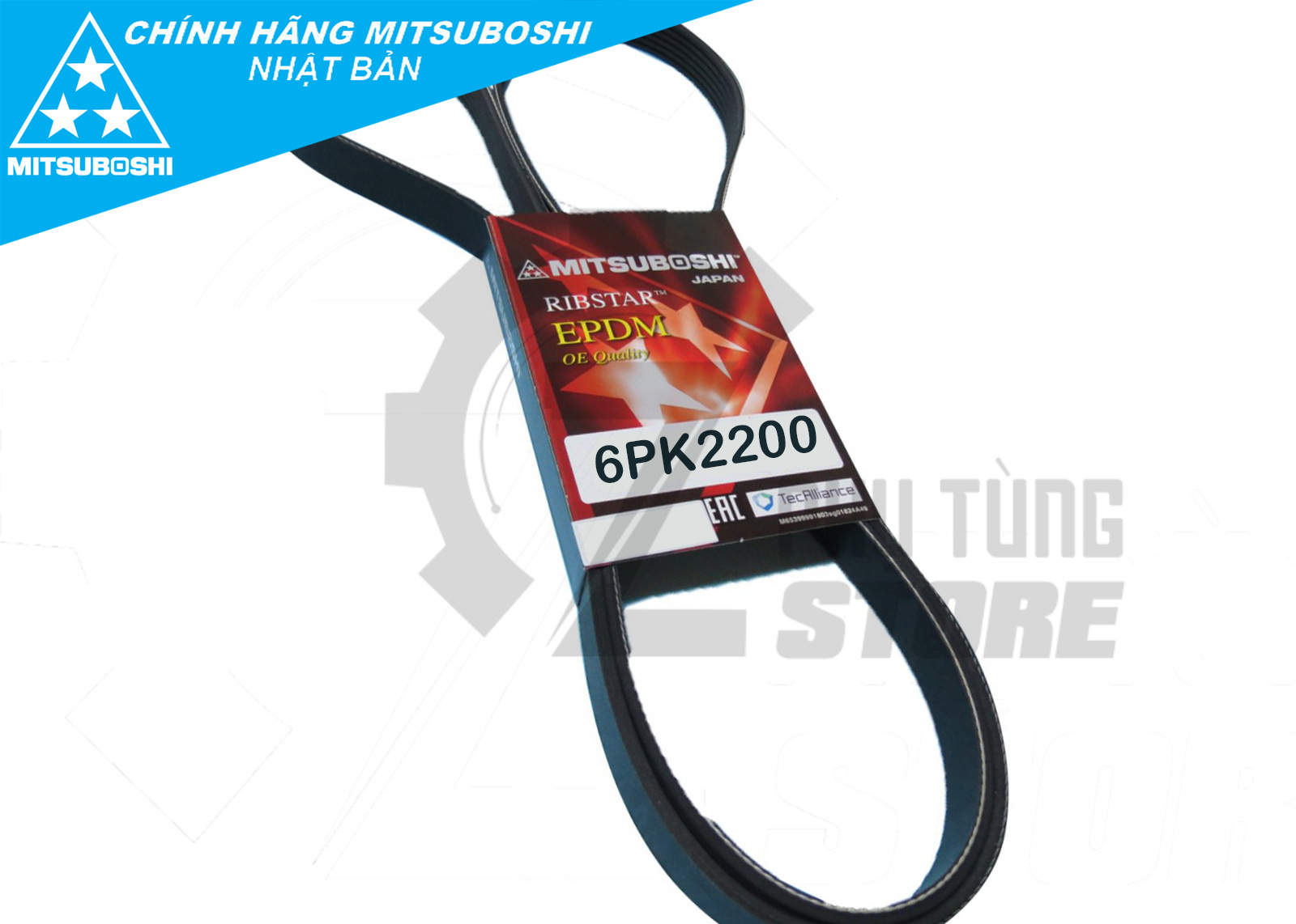 Dây curoa tổng cho mitsubishi outlander 2015-2021 1340a150 - dây curoa mitsuboshi 6pk2200