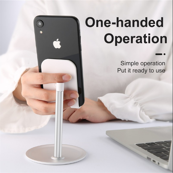 Giá điện thoại K1, giá đỡ điện thoại đế tròn có thể đỡ ipad các loại GD508-GiaDT-K1