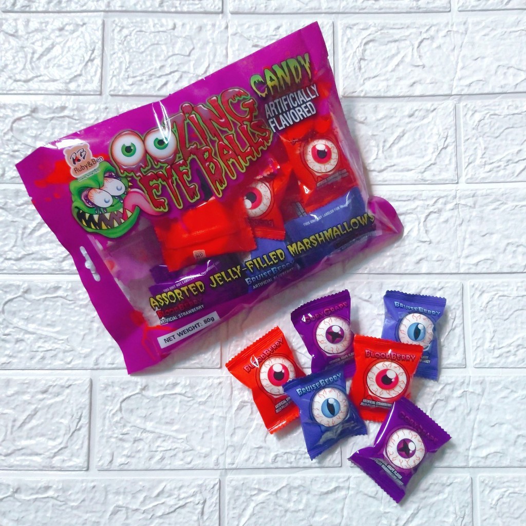 Kẹo Marshmallow hình con mắt 80g