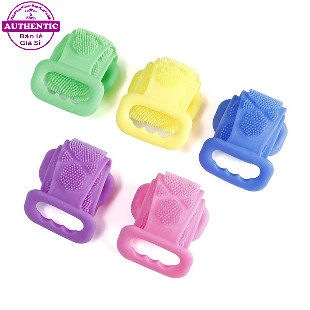 Dụng Cụ Đai Chà/Cọ/Kỳ Lưng Silicon Làm Sạch Da Lưng và Body