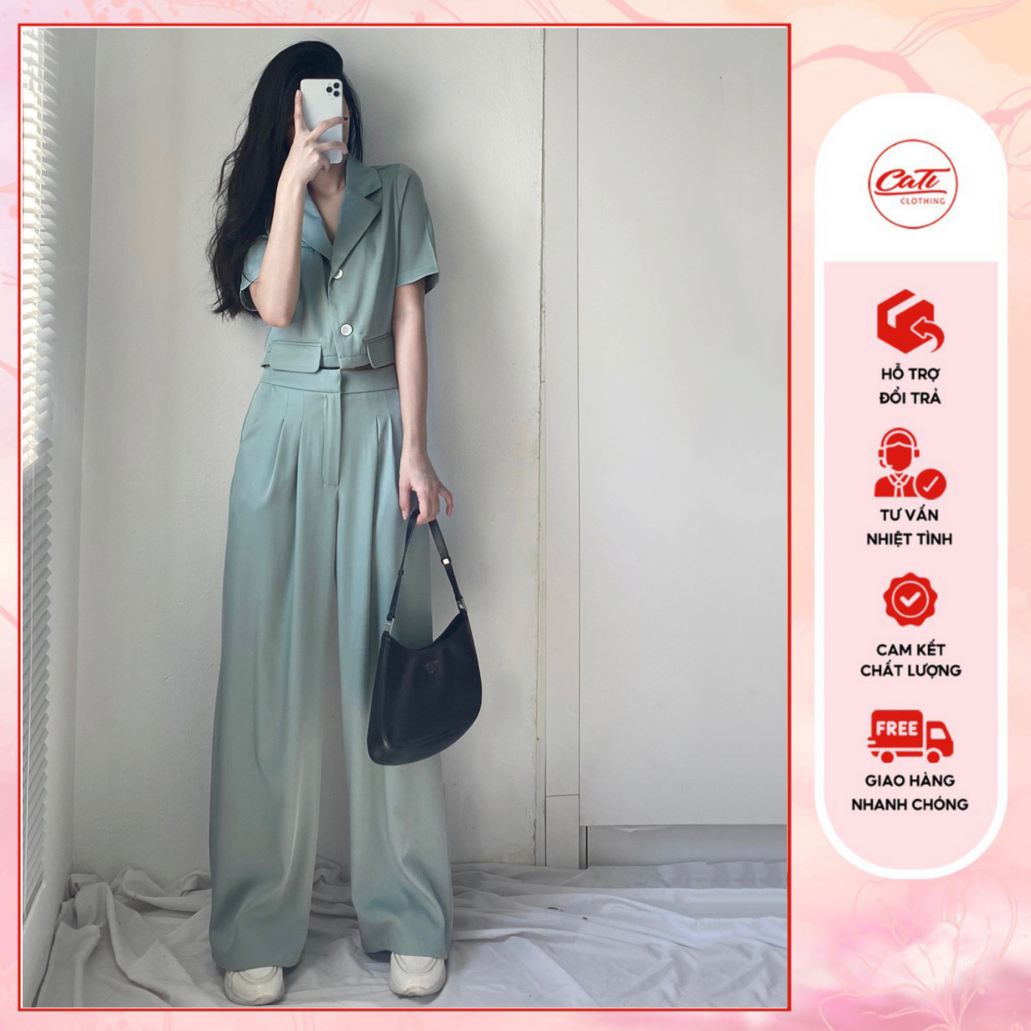 Cati set bộ công sở 3 màu