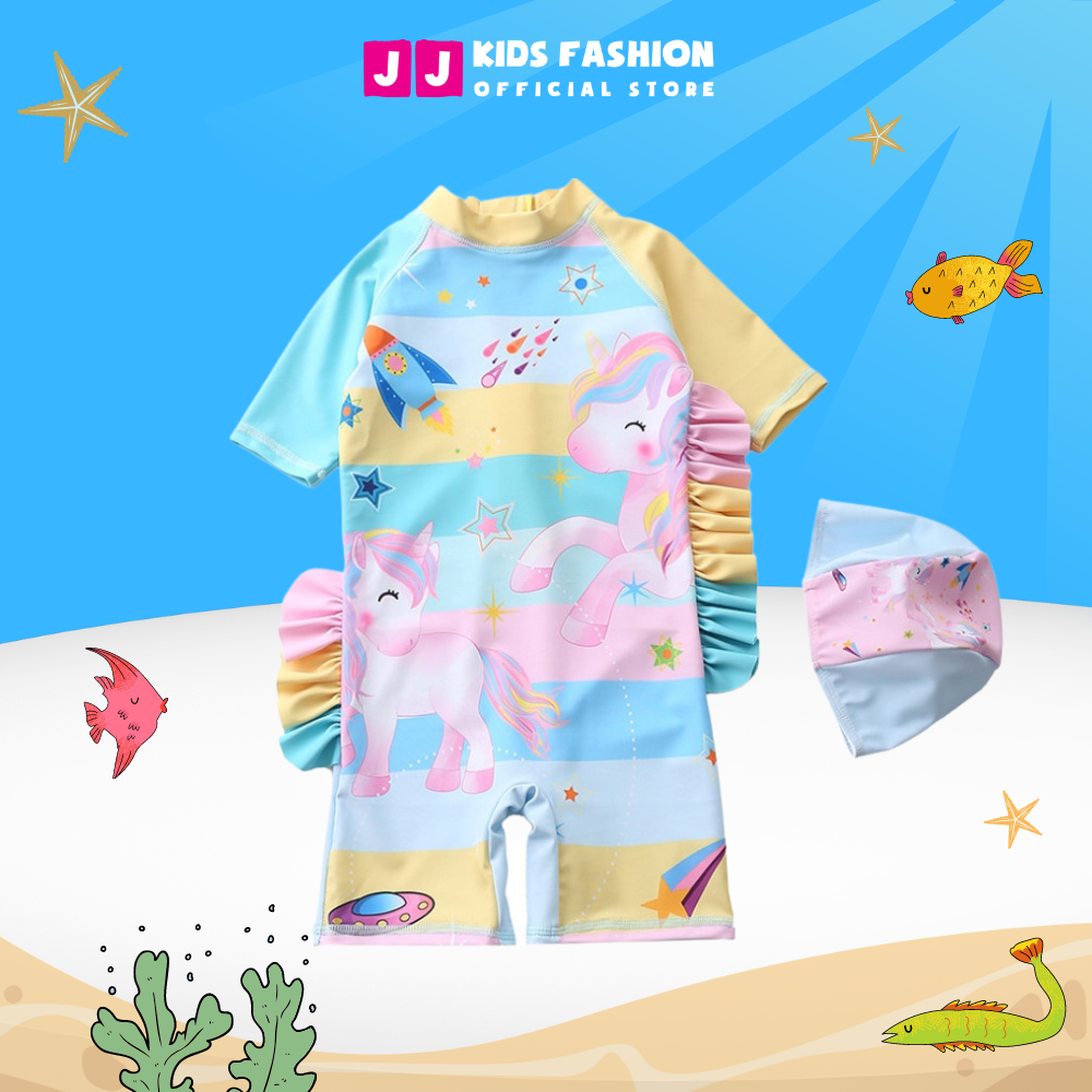 Bộ đồ bơi cho bé gái, bé trai, set đồ đi biển cho bé gái, bé trai size đại từ 20-65kg | FREESHIP MAX - JJ Kids Fashion