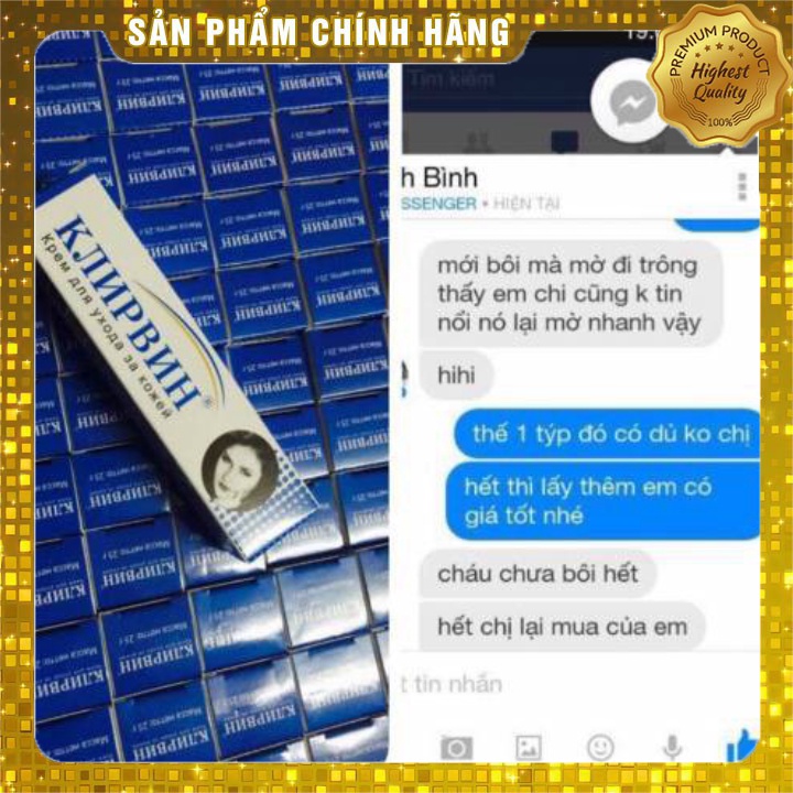 Kem sẹo Nga,làm mờ sẹo lồi, sẹo lõm và sẹo rỗ và vết thâm hiệu quả-25gr