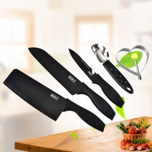 Sale !!! Bộ Dao 5 Món ( Buck - T) Làm Bếp Đa Năng Thép Hợp Kim Không Gỉ Cao Cấp