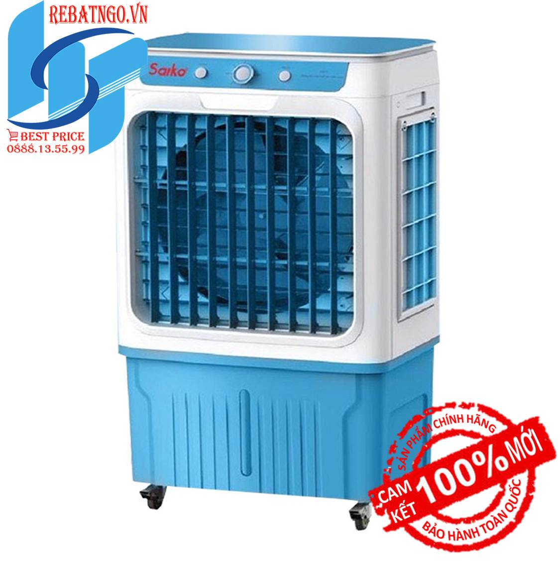 Quạt điều hòa hơi nước làm mát không khí Saiko AC-3600